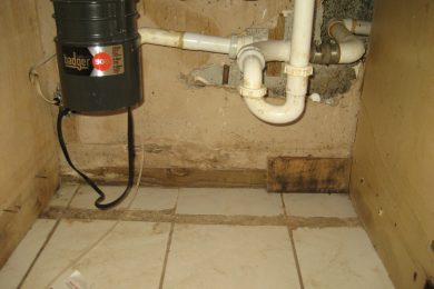 KITCHEN CABINETS WATER DAMAGE-2